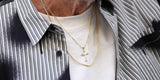 COLLARES HOMBRE: Cómo llevar un look sofisticado con cadenas de oro