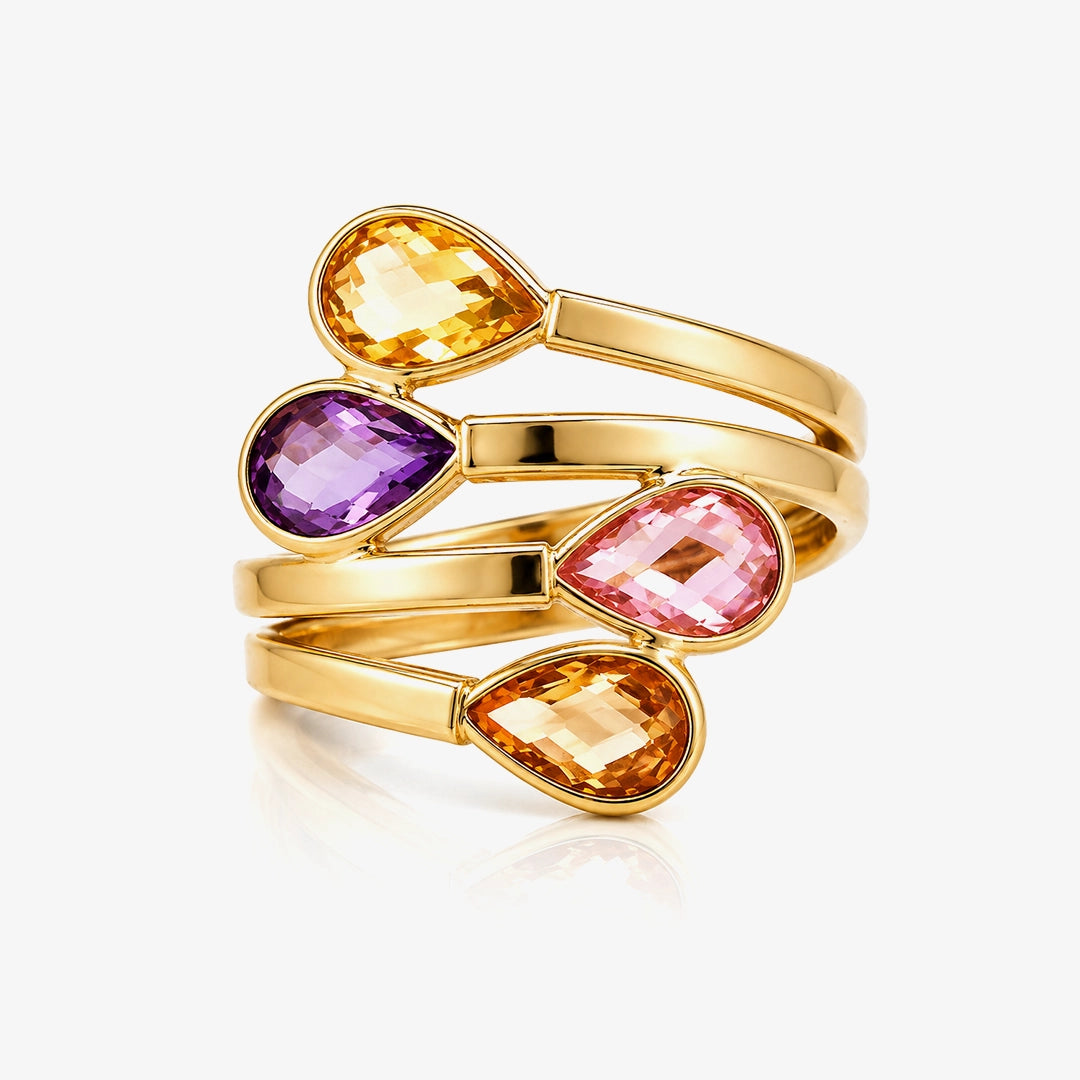 Anillo Color Cuadruple