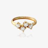 4-Prong Diagonal Ring