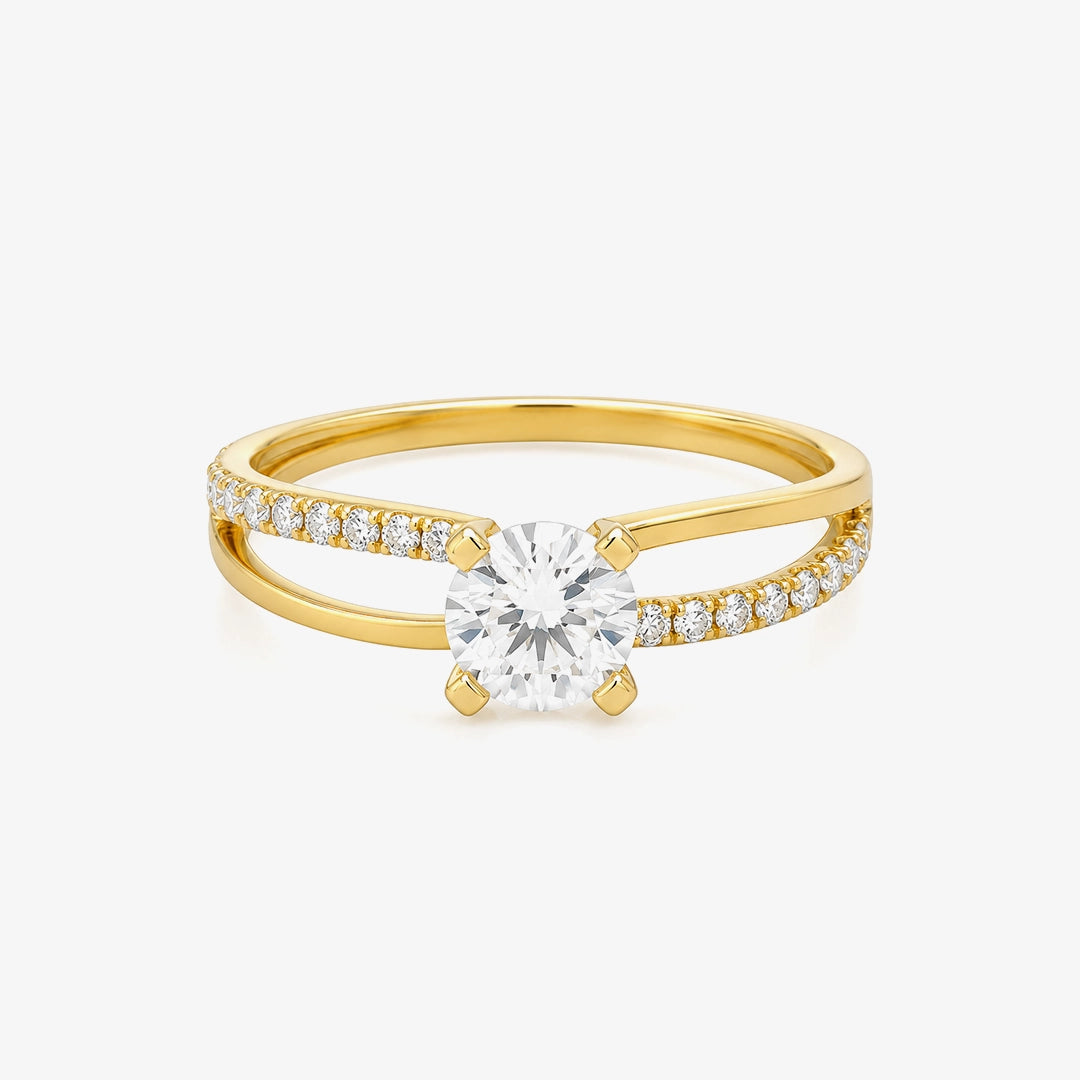 Anillo Piedra Central
