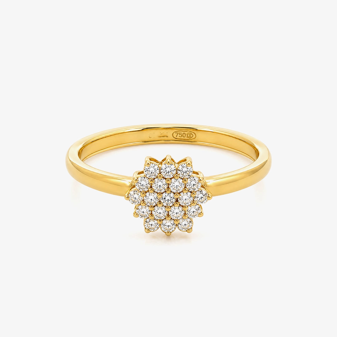 Hexagonal Stone Ring