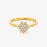 Hexagonal Stone Ring