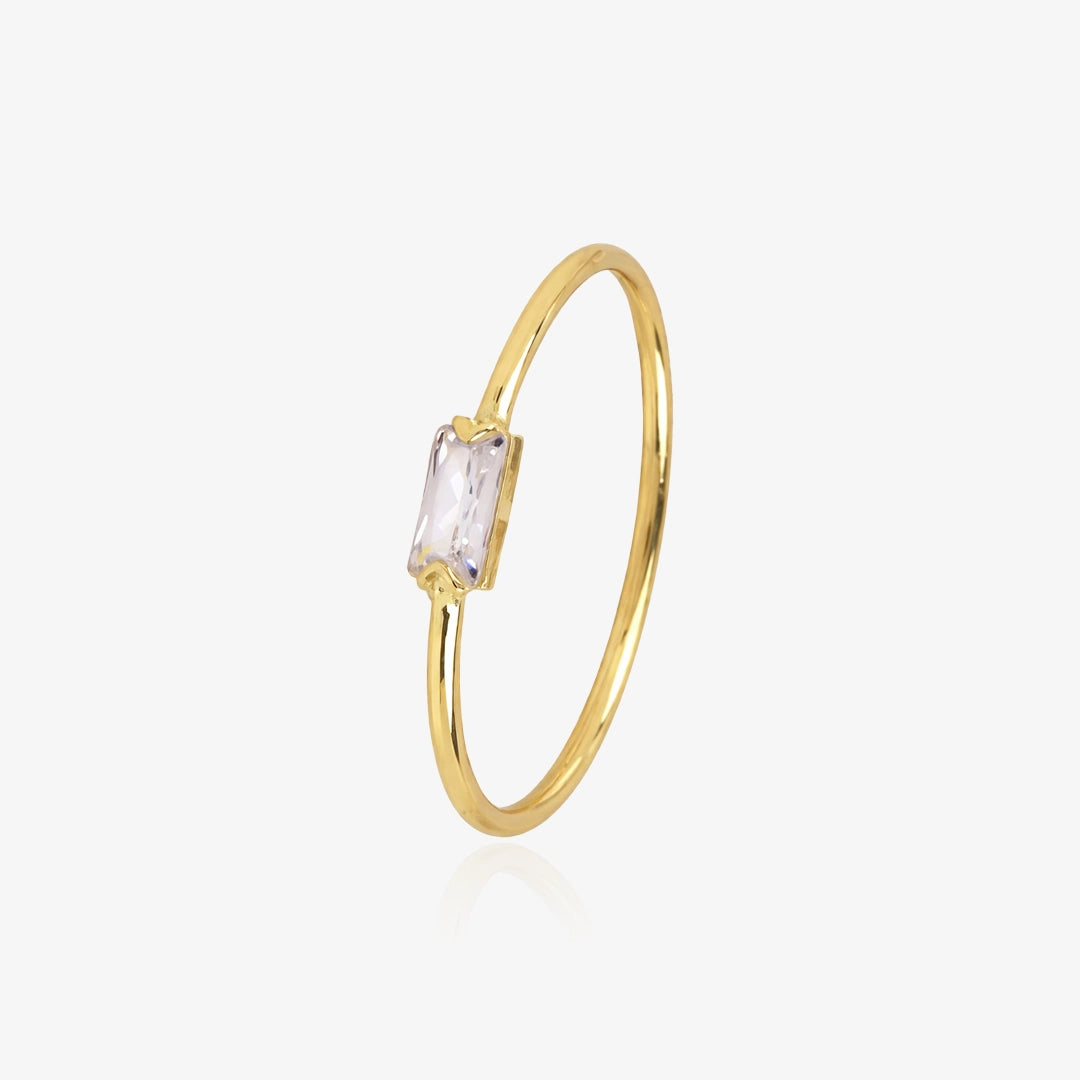 Rectangular Stone Ring