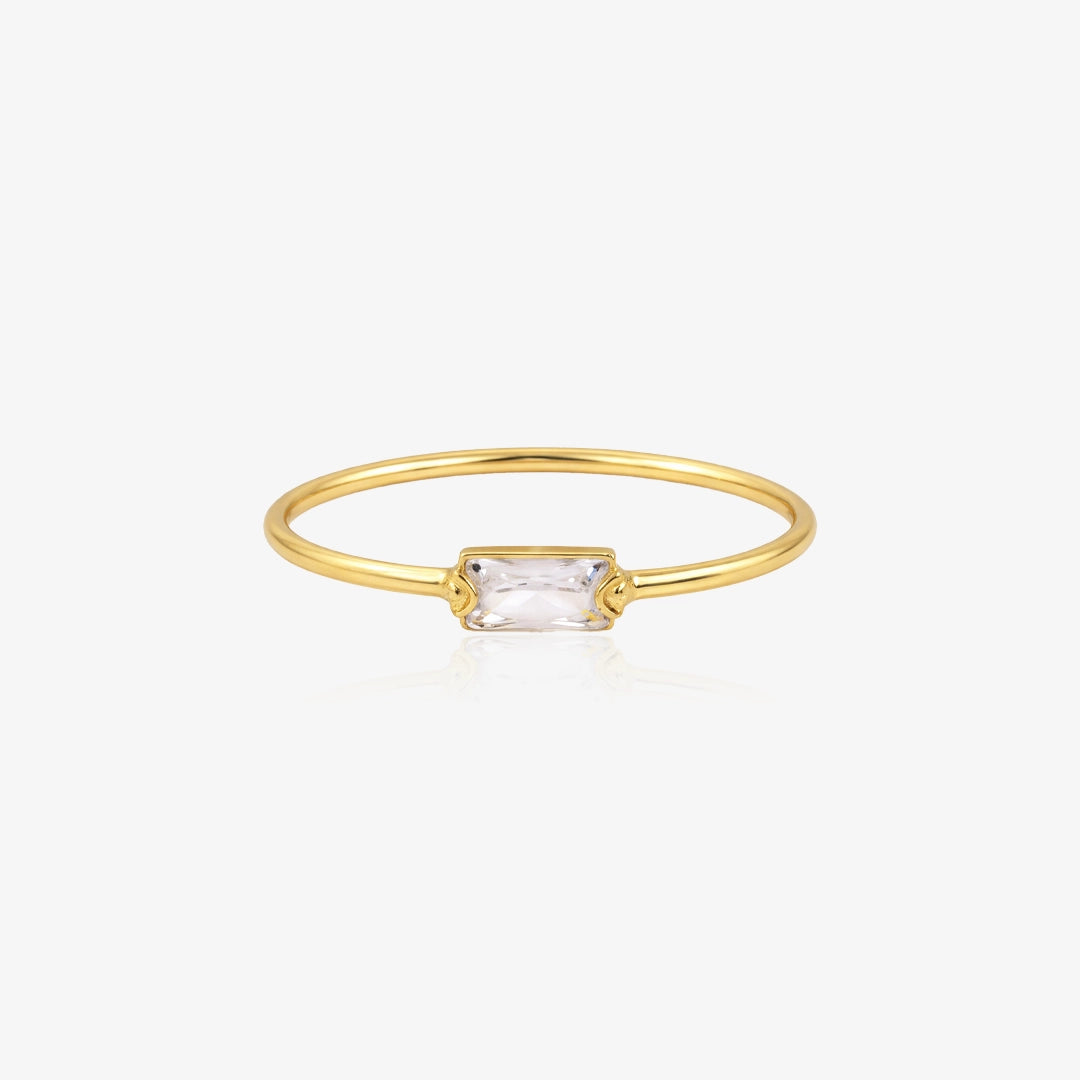 Rectangular Stone Ring