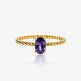 Anillo Amatista oval