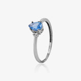 Anillo lágrima Azul