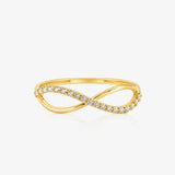 Infinity zirconia ring