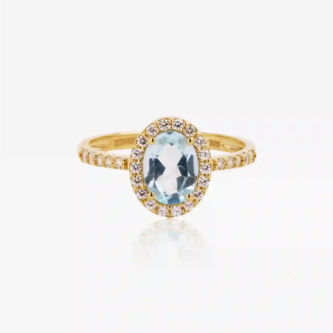 Aquamarine Ring