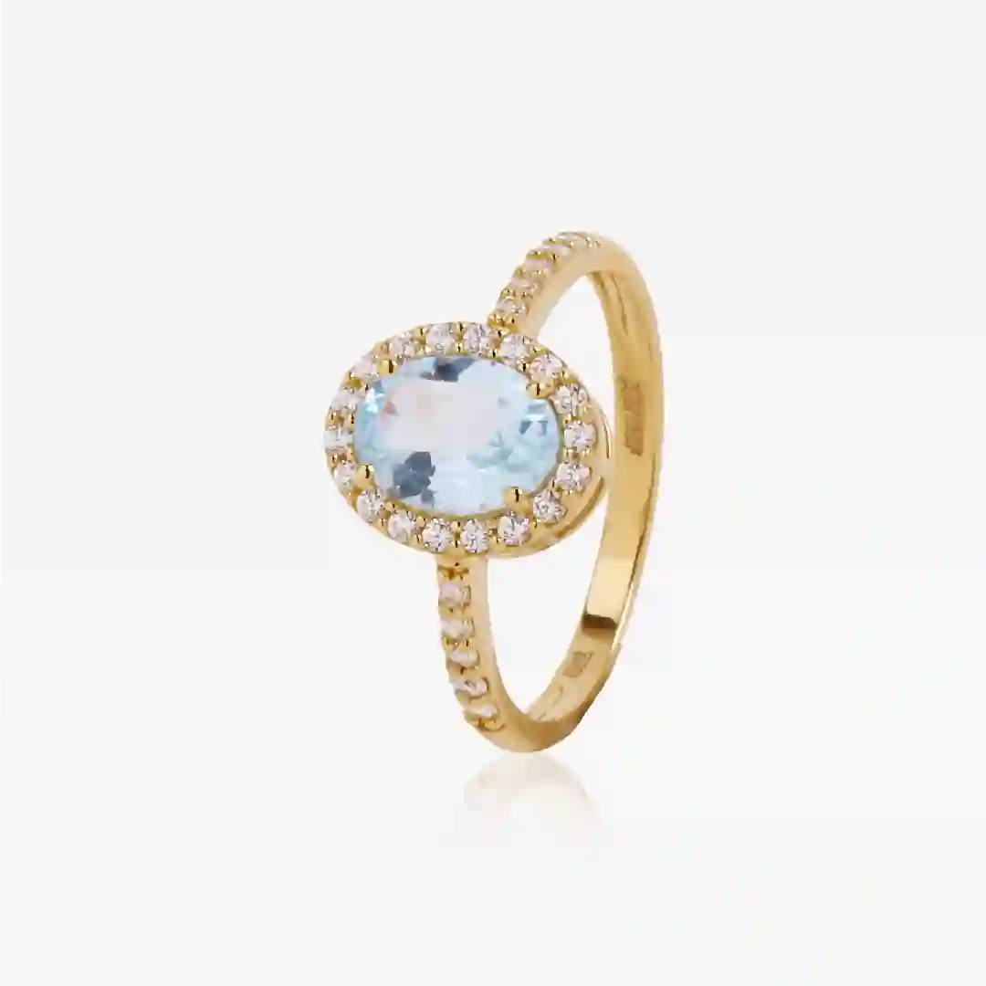 Aquamarine Ring