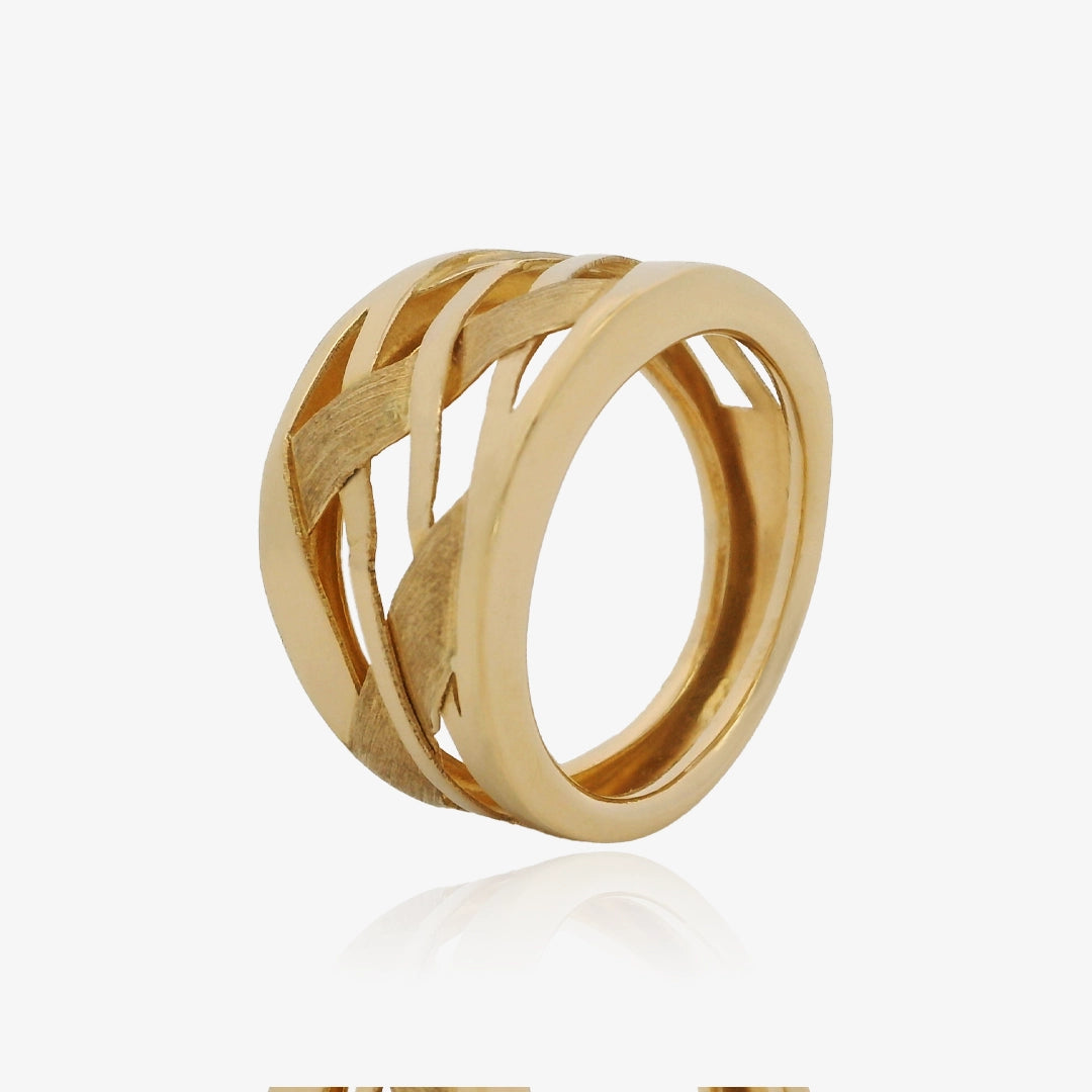 Wide Openwork Ring