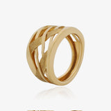 Wide Openwork Ring
