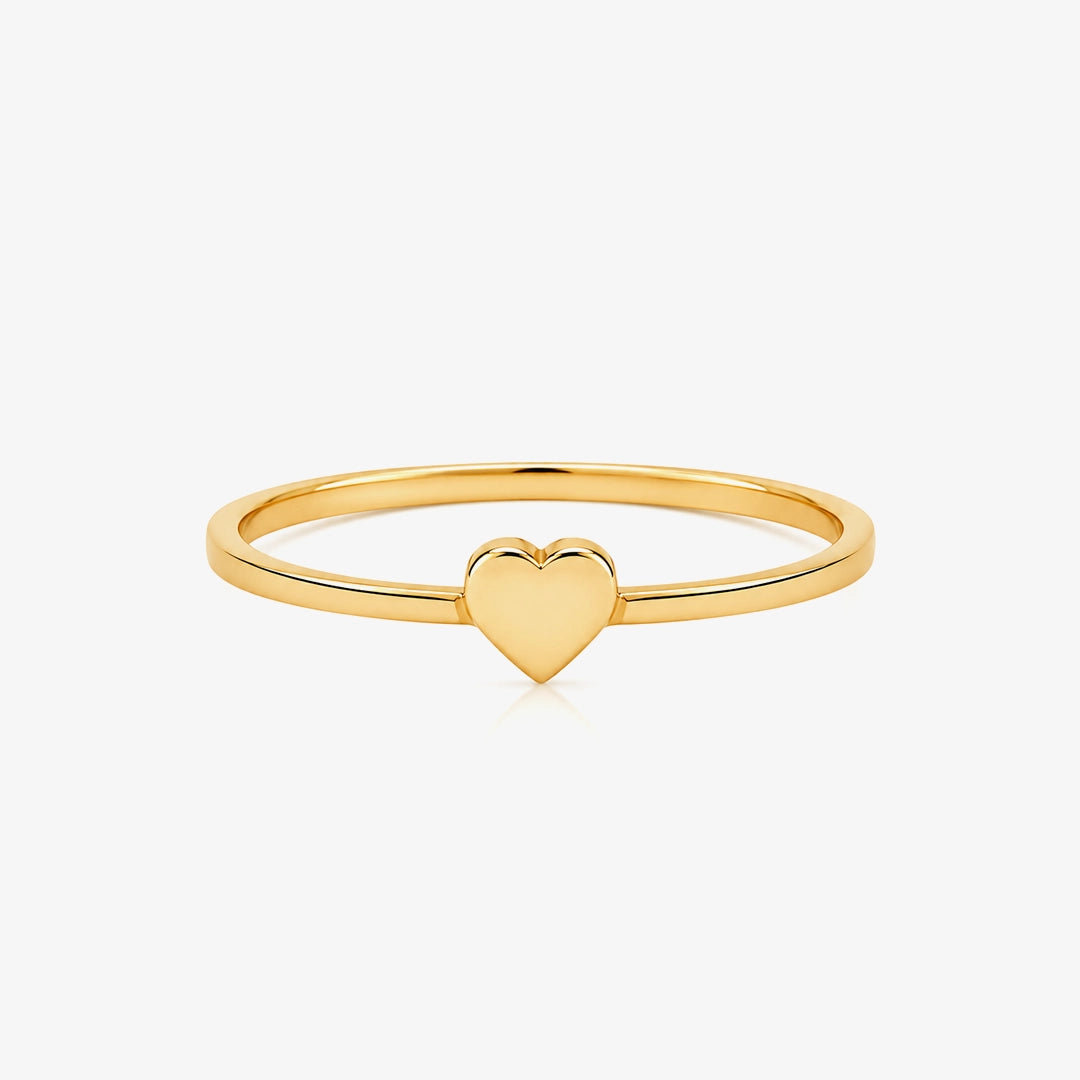 Anillo Corazon liso