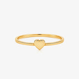 Anillo Corazon liso