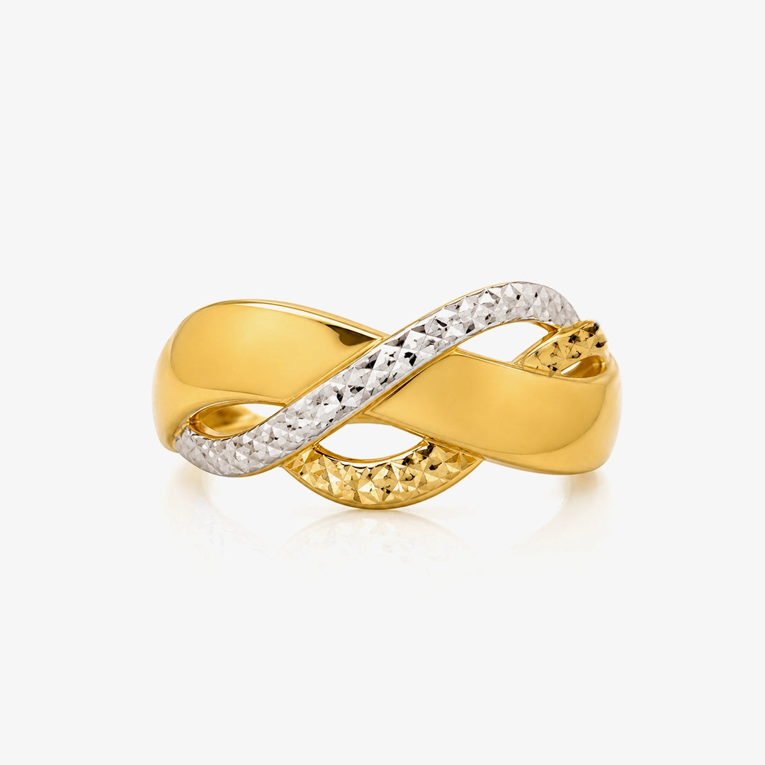 Anillo Bicolor Calado