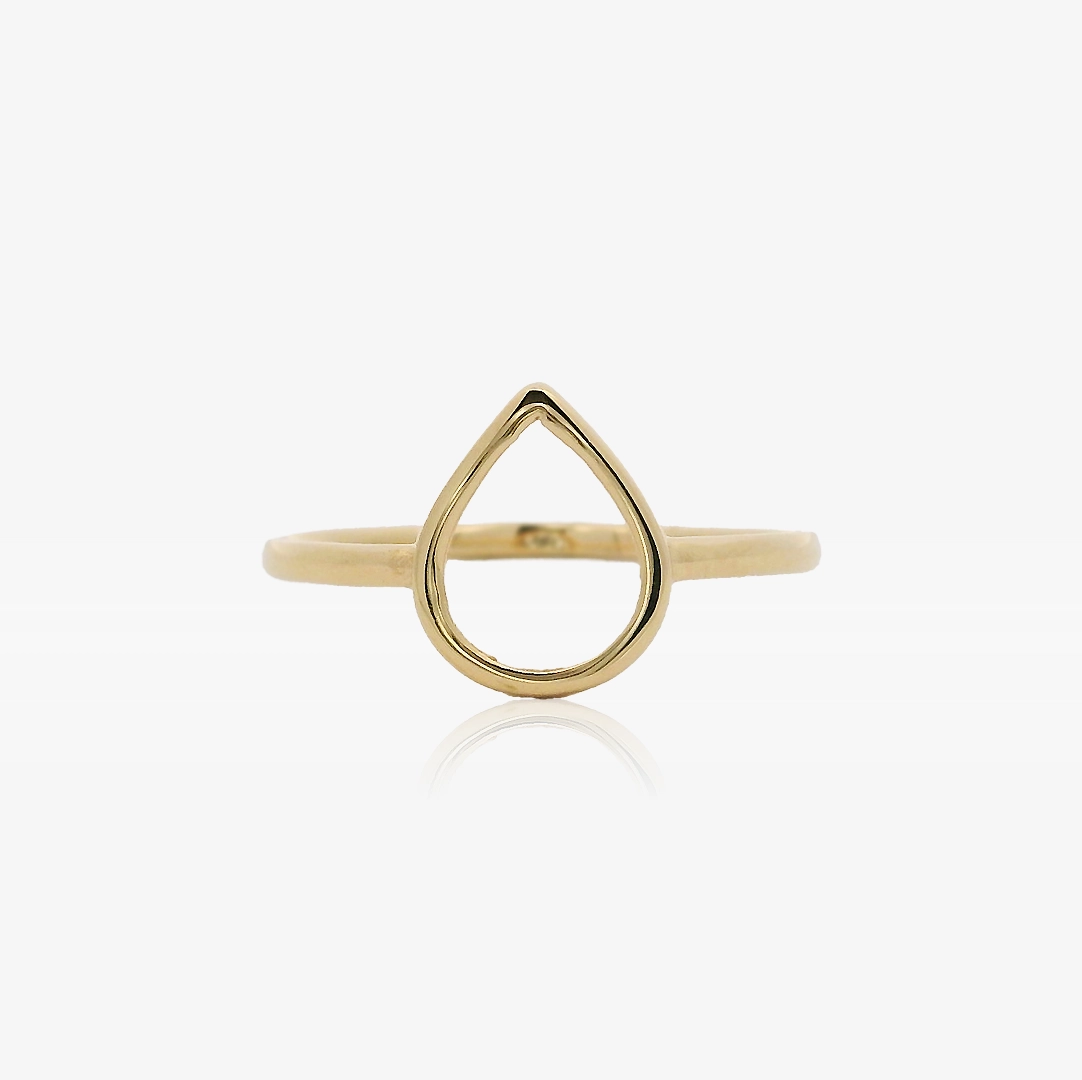 Filigree Teardrop Ring