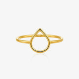 Filigree Teardrop Ring