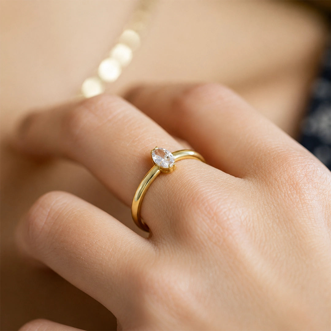 Oval Stone Solitaire