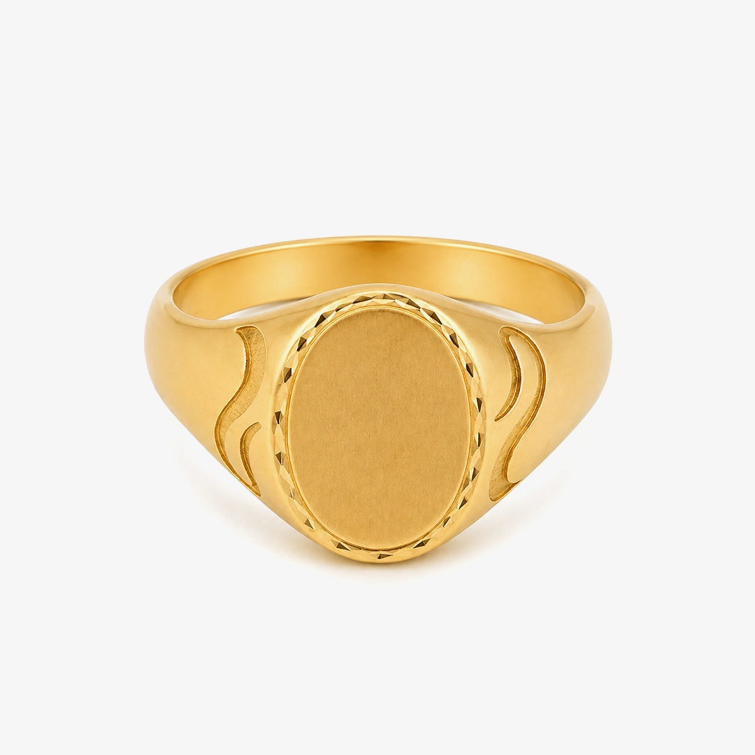 Sello Oval Lapidado