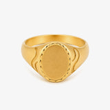 Sello Oval Lapidado