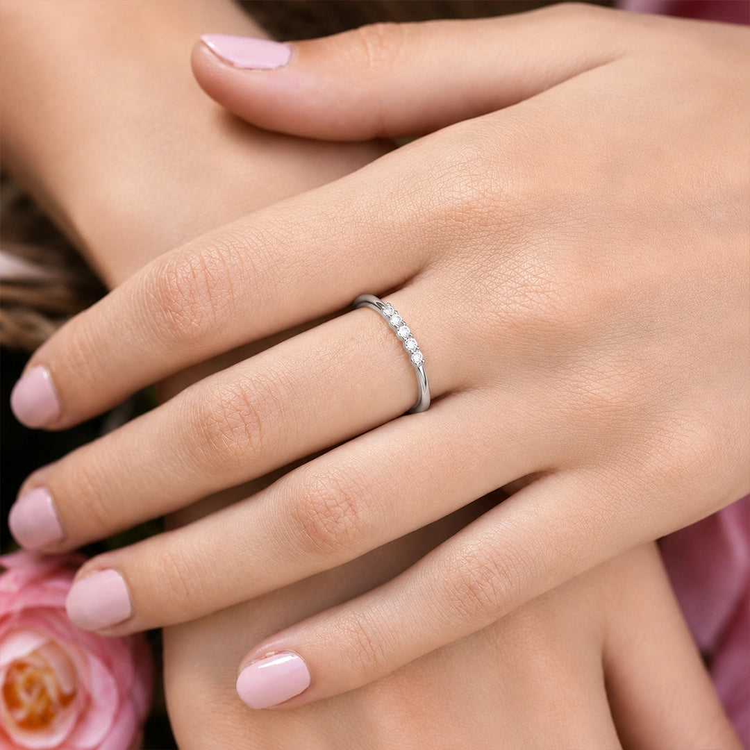 Anillo Diamantes Cinquillo