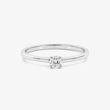 Solitario Diamante 4 garras