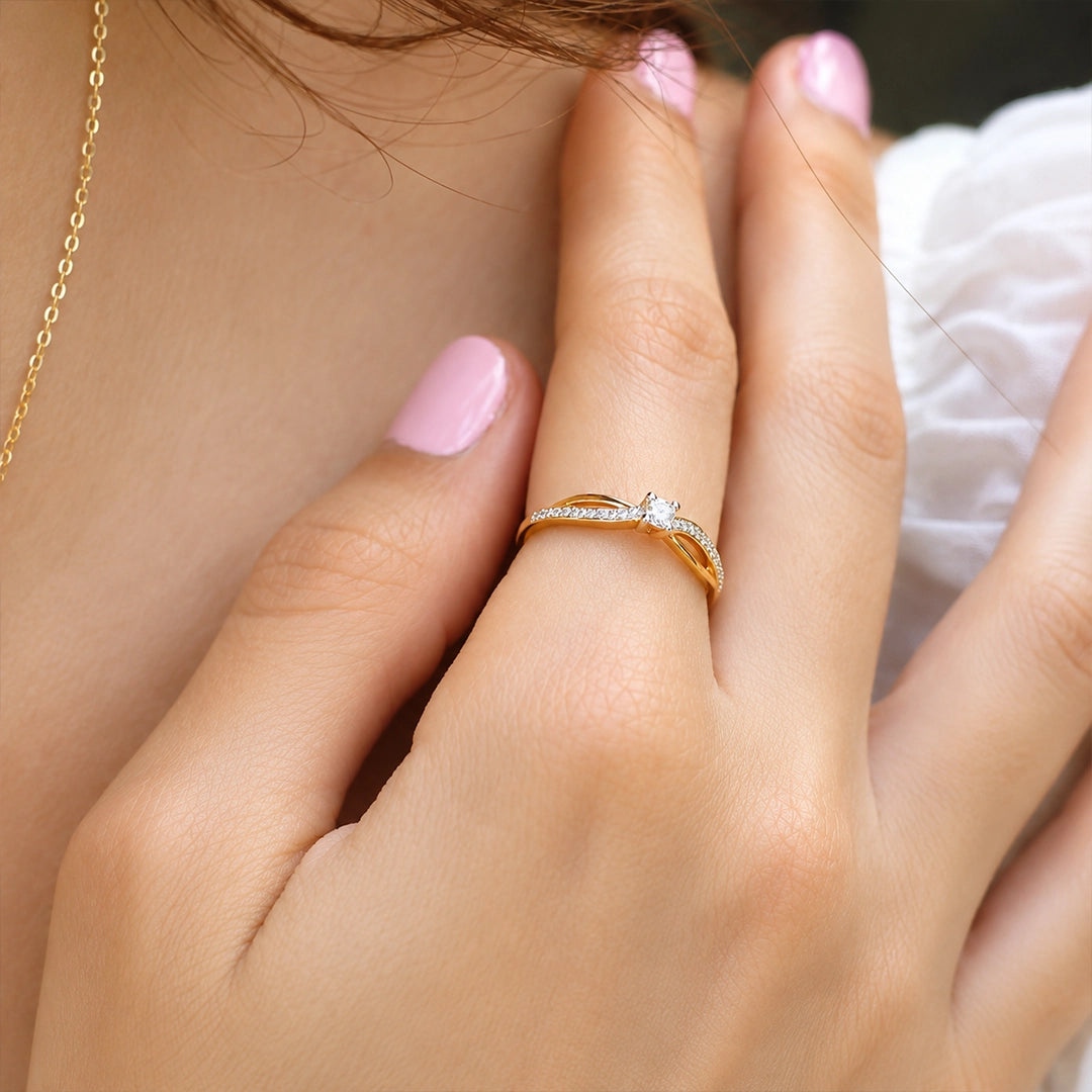 Anillo Diamantes