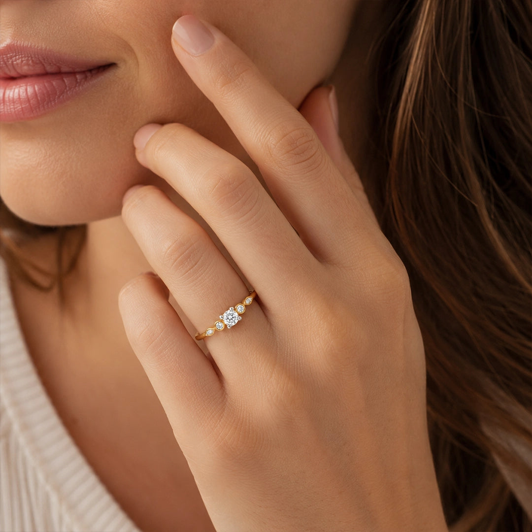 Anillo Diamantes