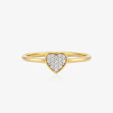 Anillo Corazón Diamantes