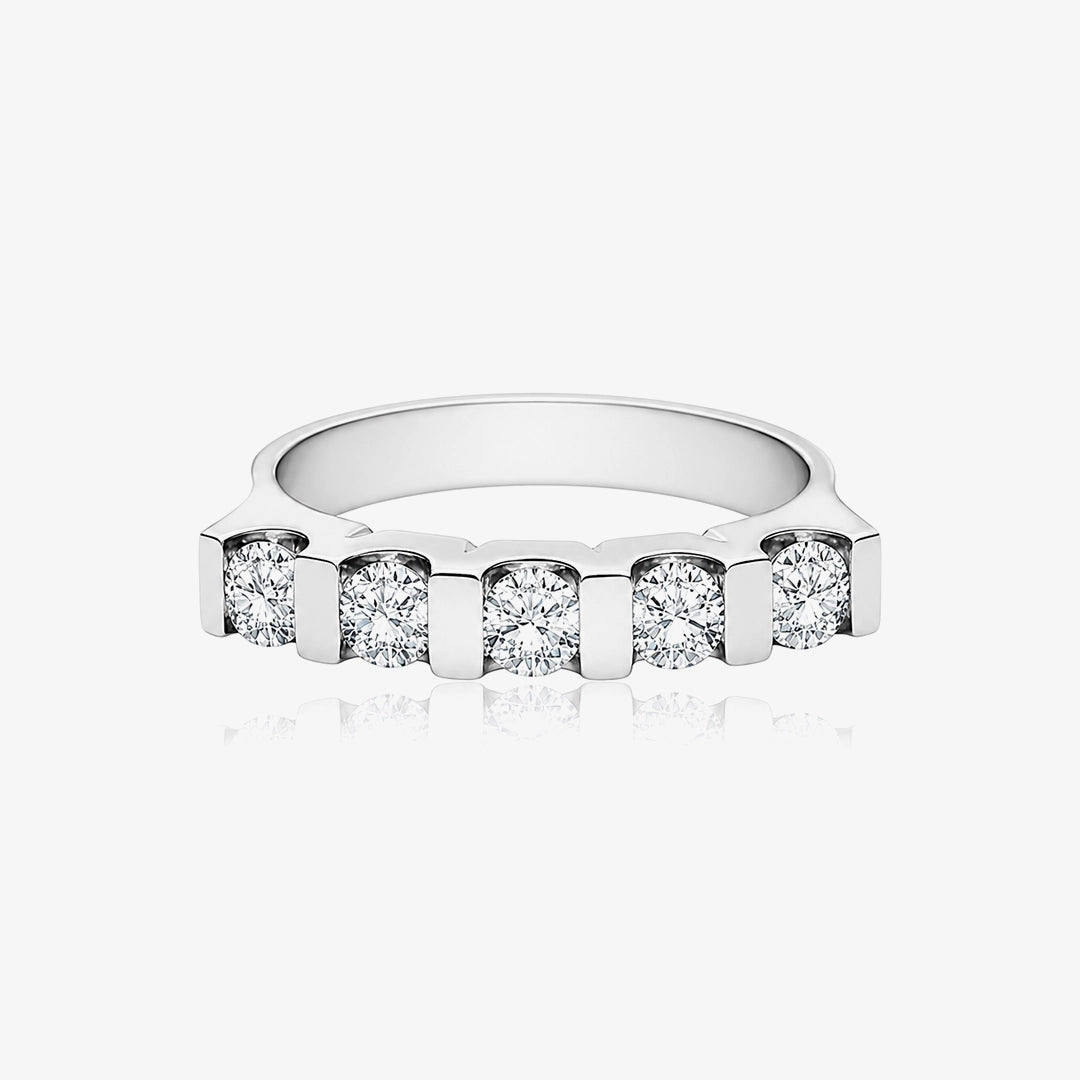 Anillo Cinquillo Diamante 1.00 Ct