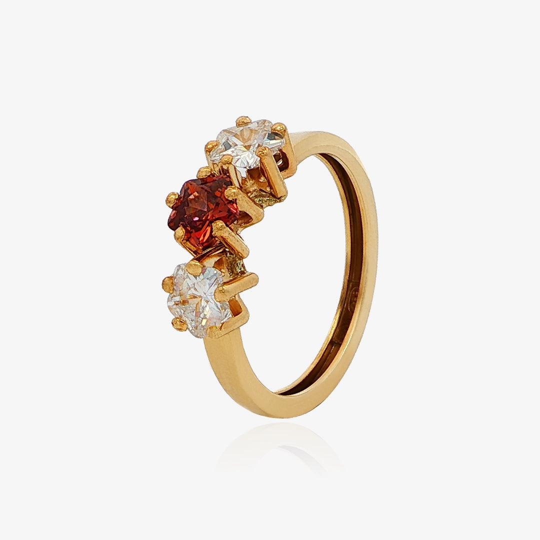 Anillo Tresillo Color
