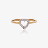 Anillo Corazon circonitas
