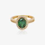 Green Stone Ring