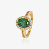 Green Stone Ring