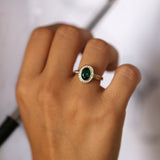 Green Stone Ring