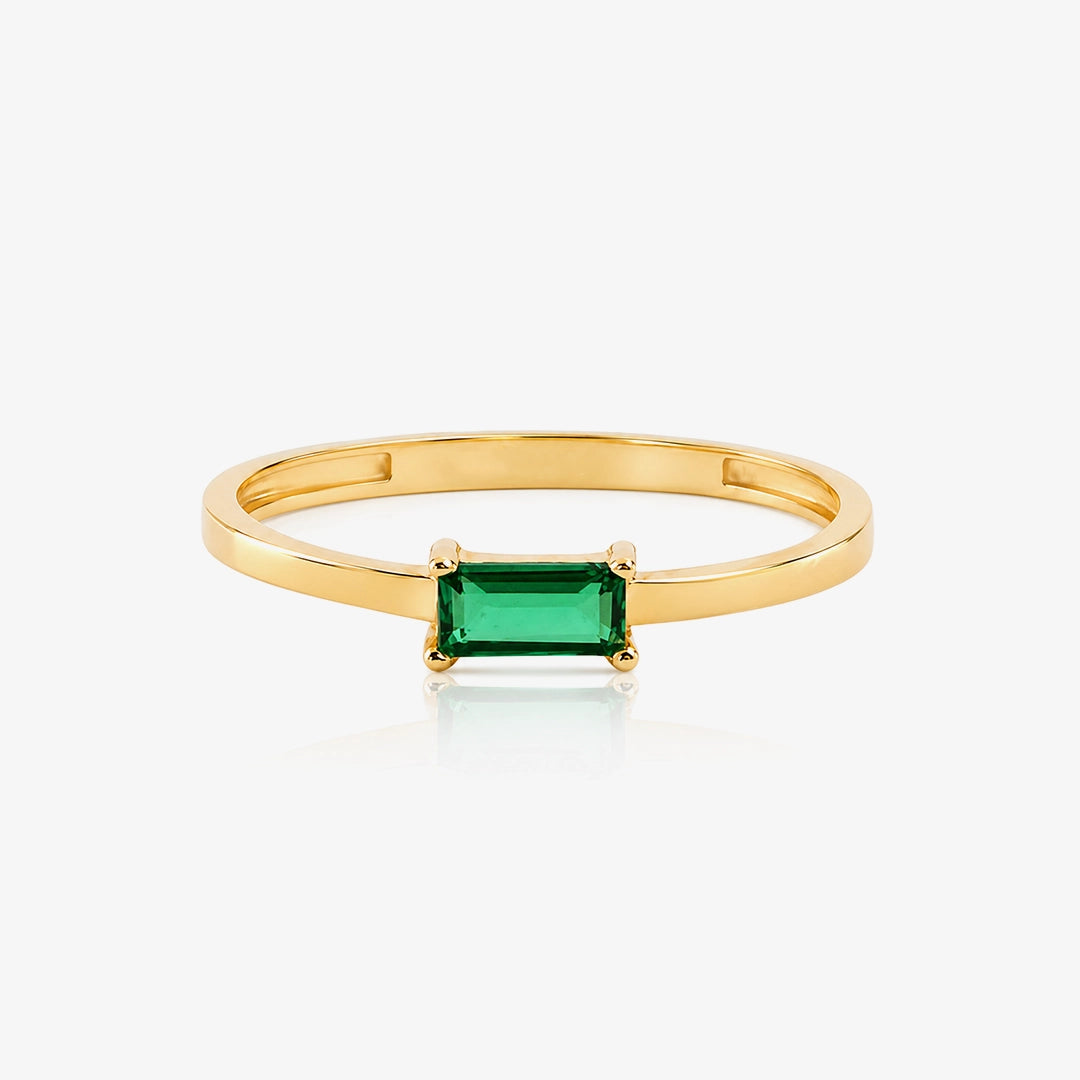Rectangular Zirconia Ring