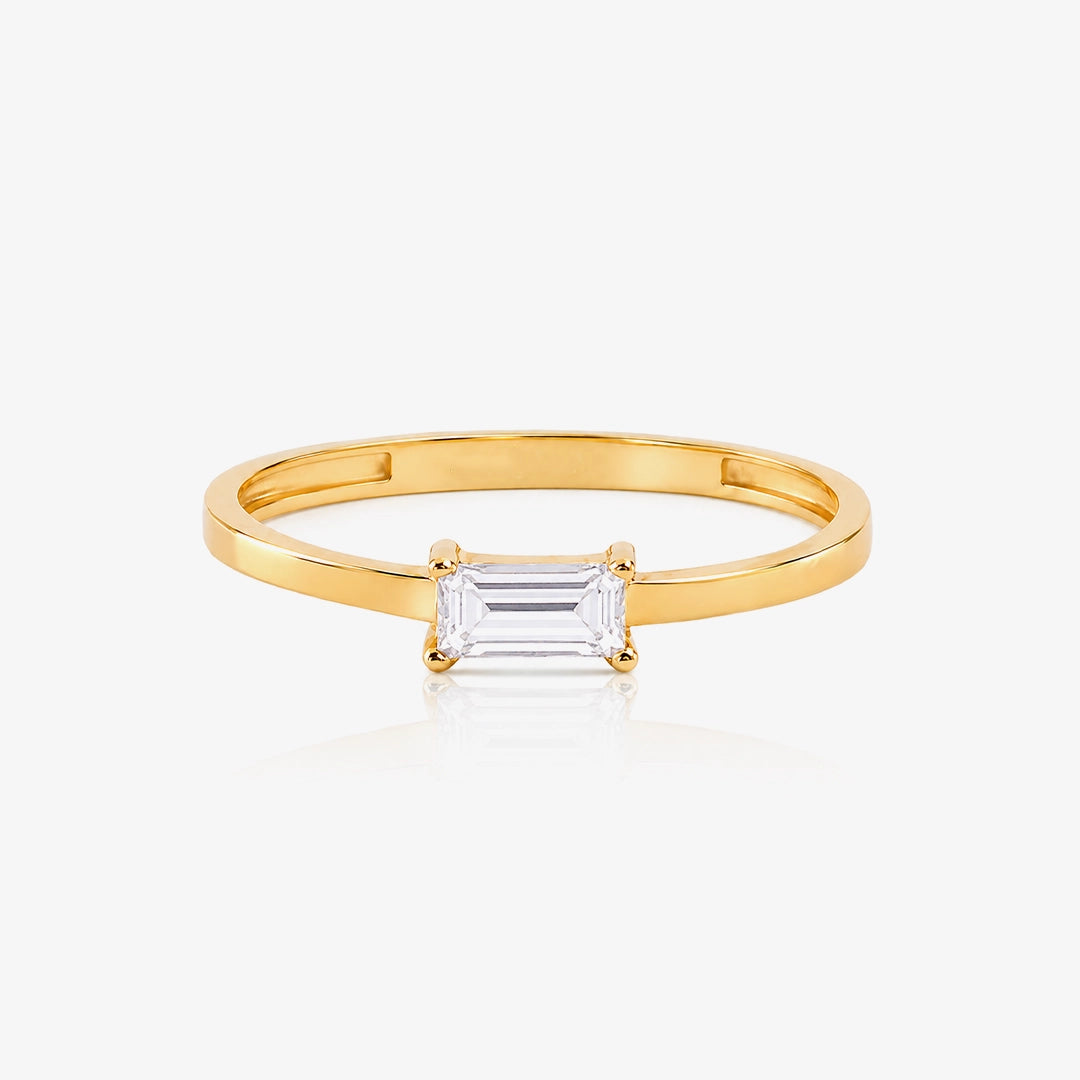Rectangular Zirconia Ring