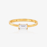 Rectangular Zirconia Ring