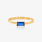 Rectangular Zirconia Ring
