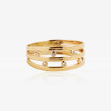 Anillo Triple Brillos