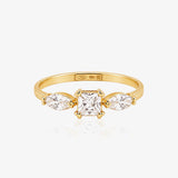 Anillo Marquise y Princesa