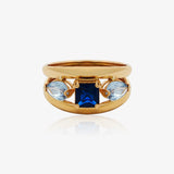 Anillo color Doble Hilo