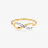 Anillo infinito lapidado