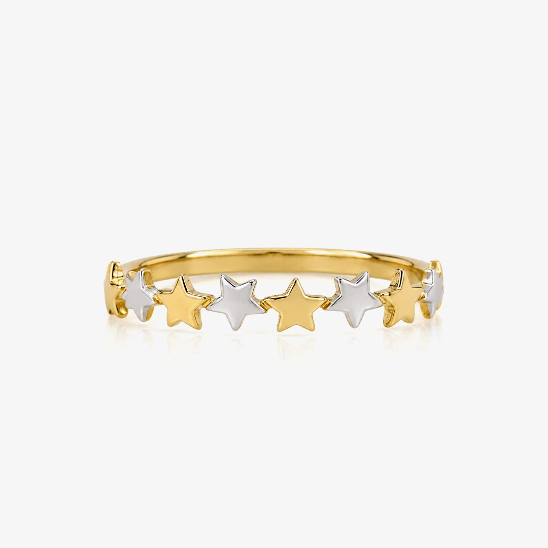 Two-tone Star Ring