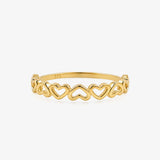 Anillo corazones