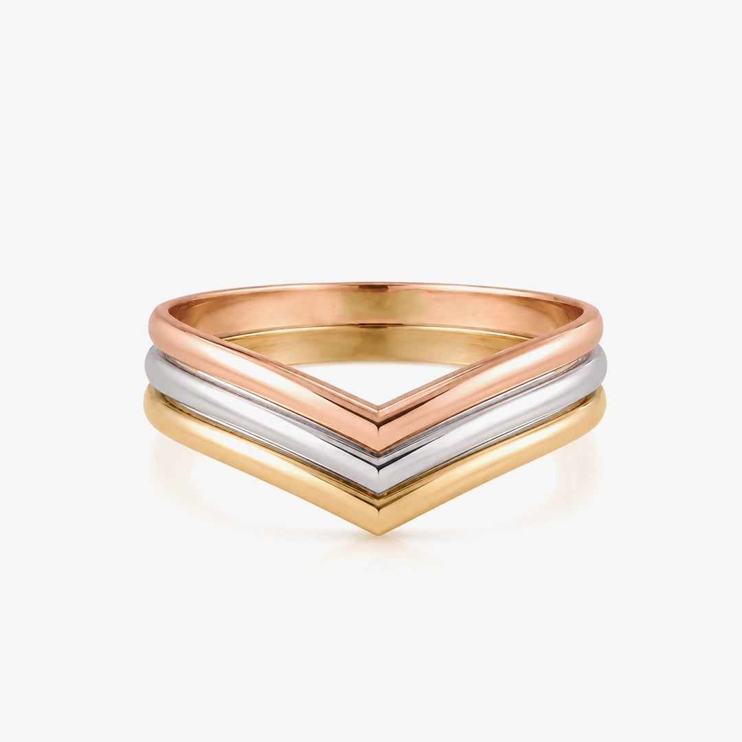 Tricolor ring