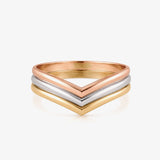 Tricolor ring