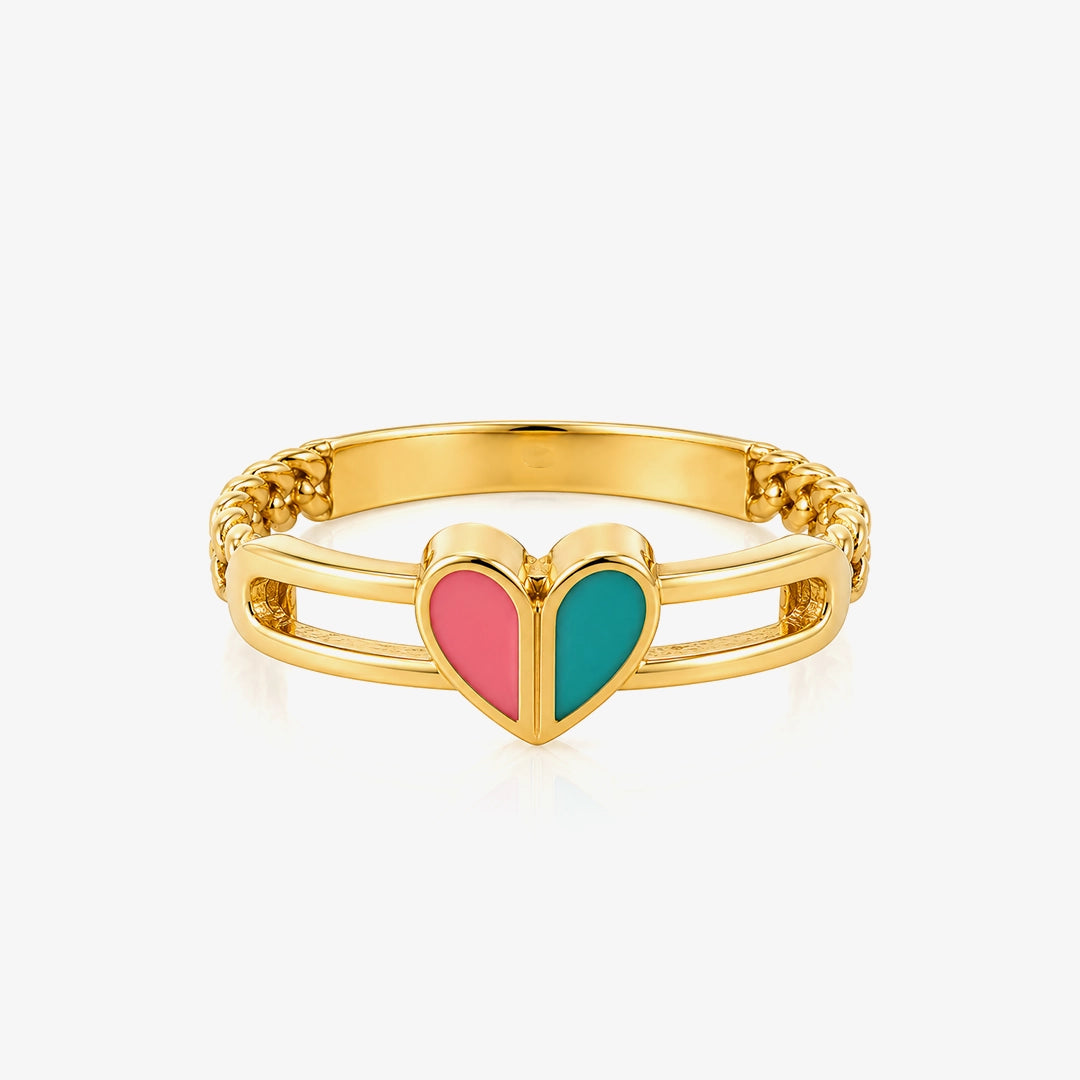 Anillo Corazón esmalte