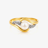 Anillo Perla Bicolor
