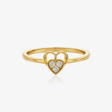 Anillo corazón