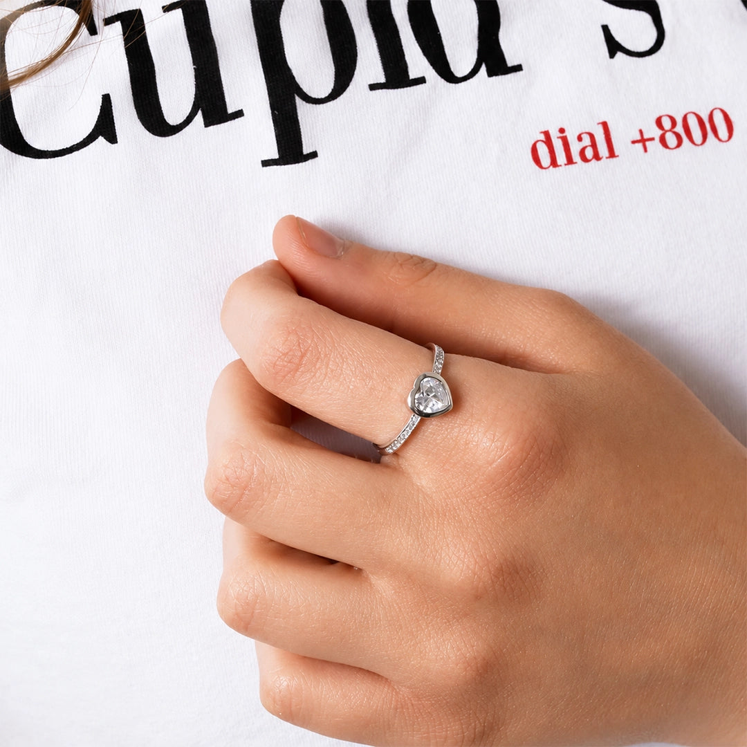 Anillo Corazon Central